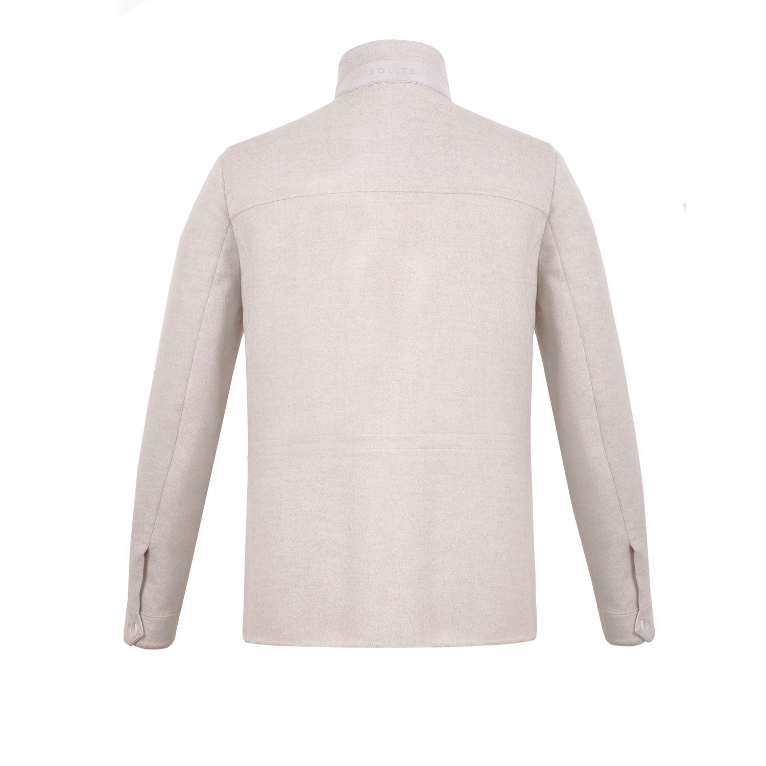 CAZADORA TRAVELLER DESESTRUCTURADA DE CASHMERE JERSEY DE LORO PIANA COLOR BEIGE