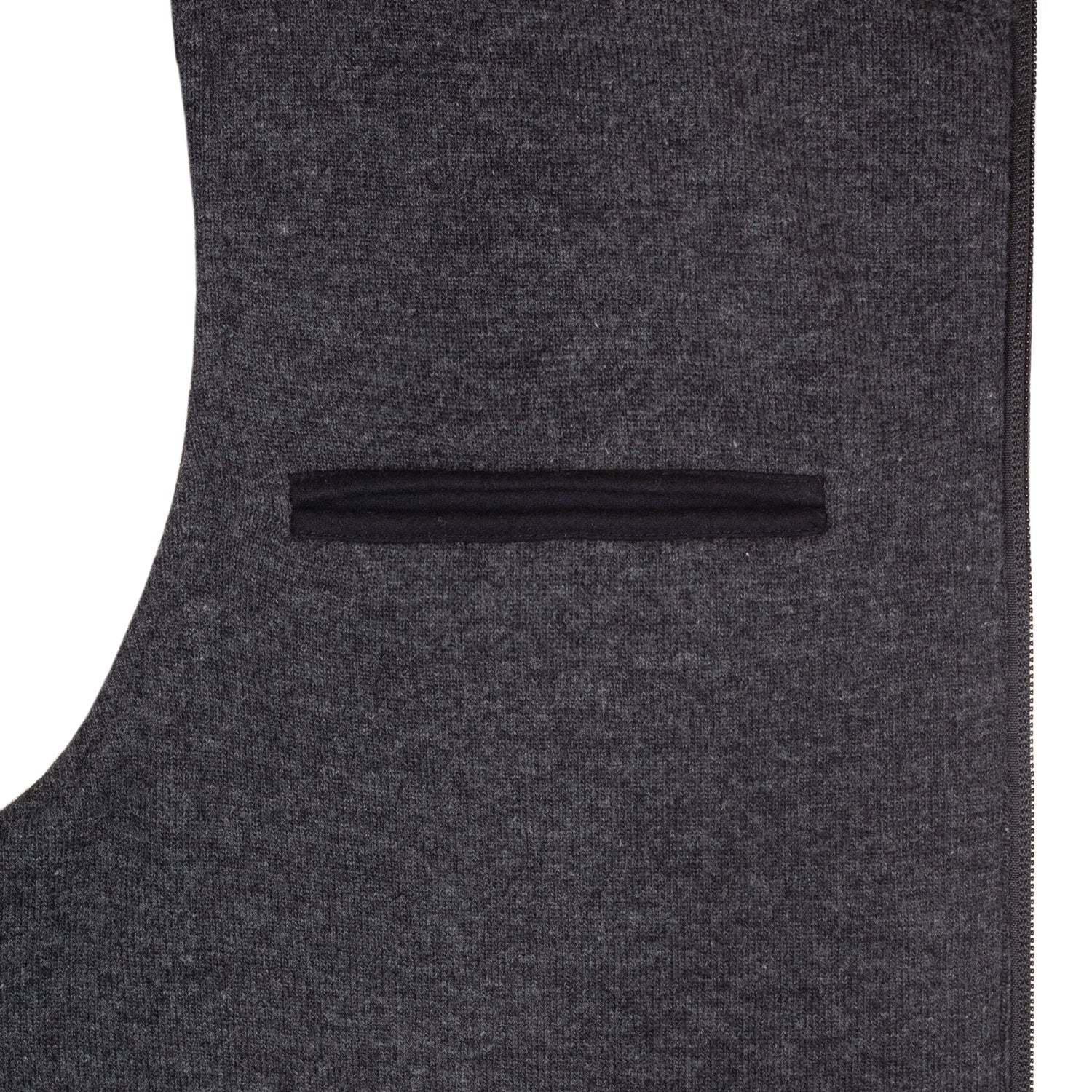 CHALECO NEGRO CON DETALLES EN ALCANTARA