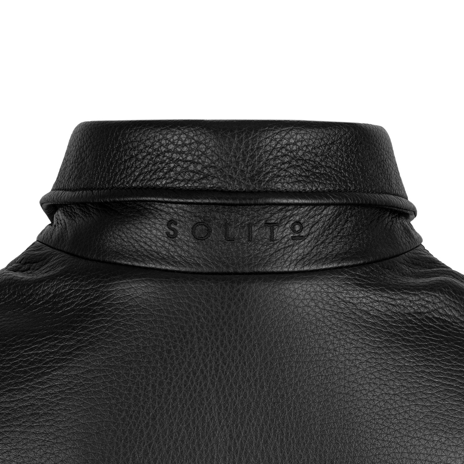 CHAMARRA CORTA DE VENADO CON CUELLO DESMONTABLE DE MINK INTERIOR DE CASHMERE COLOR NEGRO