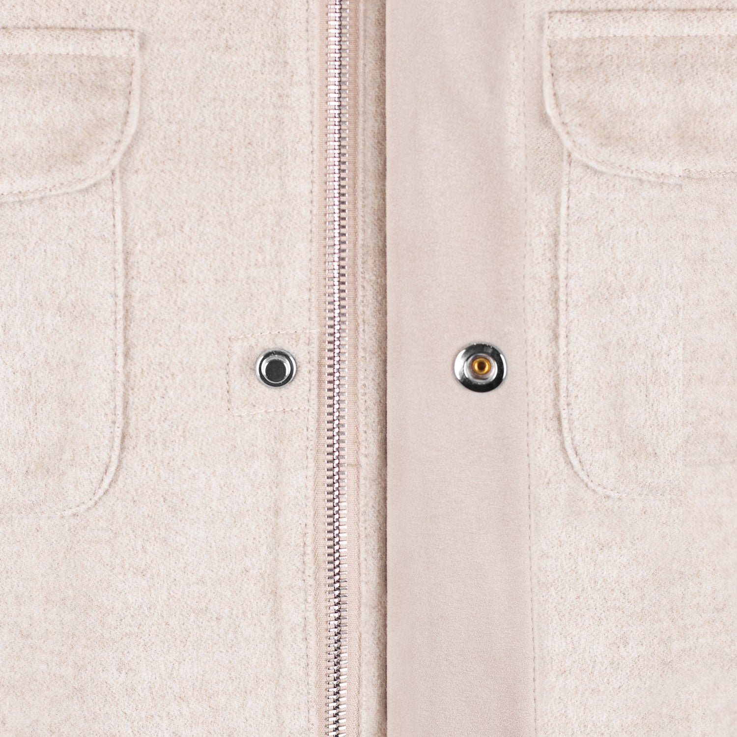 CAZADORA TRAVELLER DESESTRUCTURADA DE CASHMERE JERSEY DE LORO PIANA COLOR BEIGE