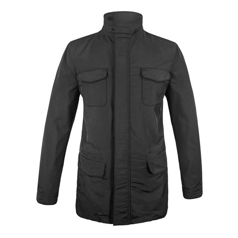 CHAMARRA CAZADORA TIPO TRAVELLER EN STORM SYSTEM EN COLOR NEGRO