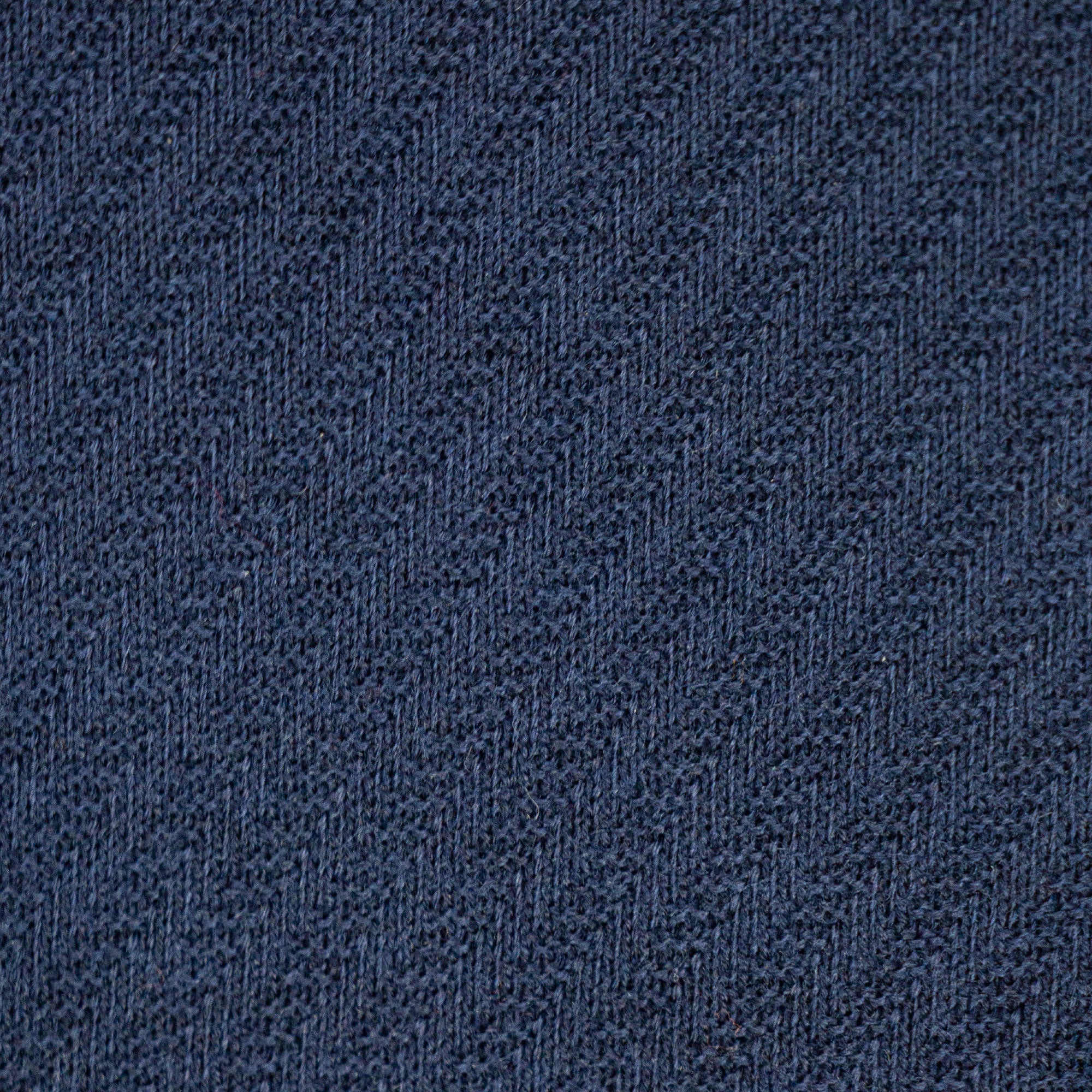 PLAYERA POLO ZIP MANGA CORTA DE ALGODÓN Y SEDA COLOR AZUL MARINO