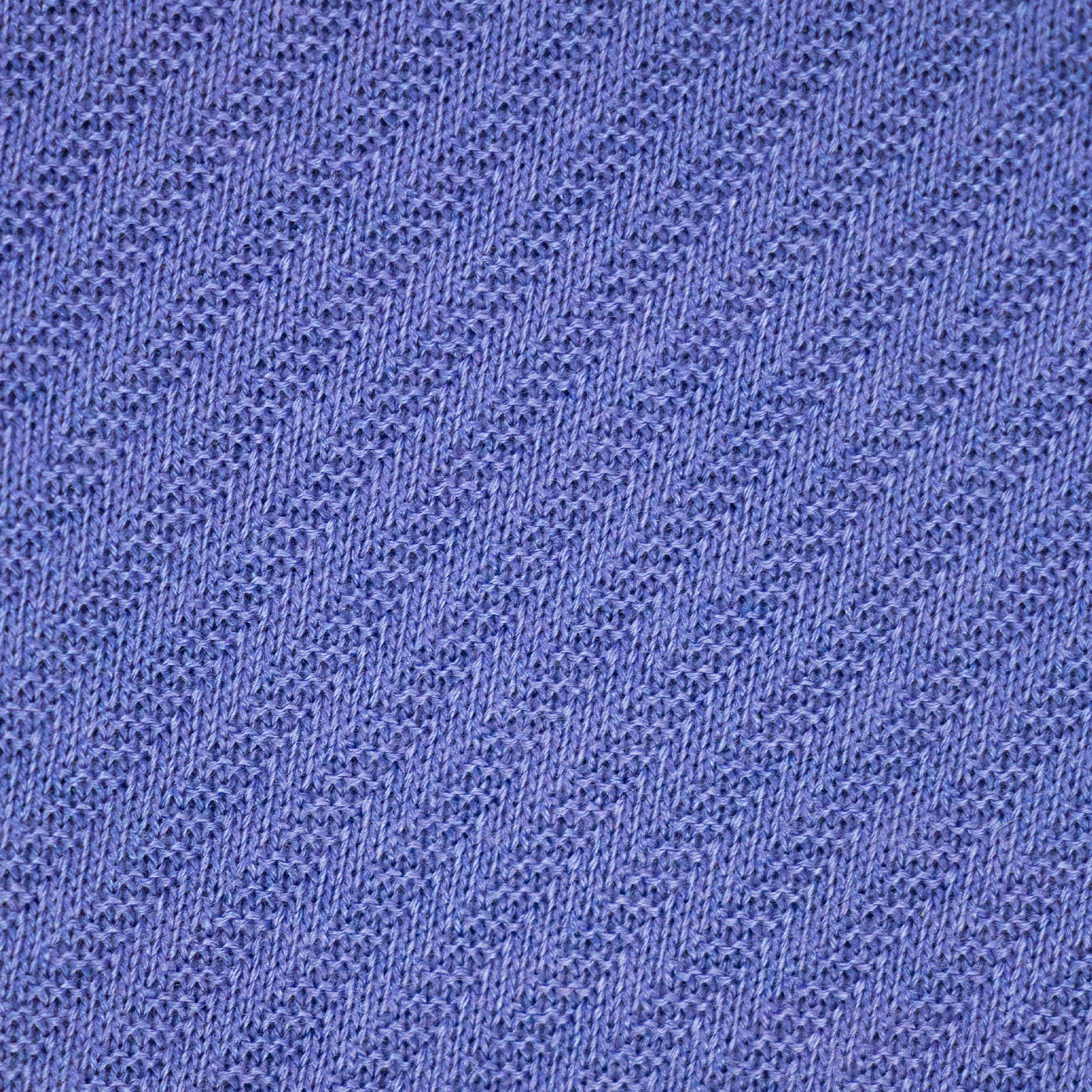 PLAYERA POLO ZIP MANGA CORTA DE ALGODÓN Y SEDA COLOR LILA