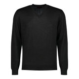 SUÉTER CASHMERE SEDA CUELLO V GRIS OXFORD