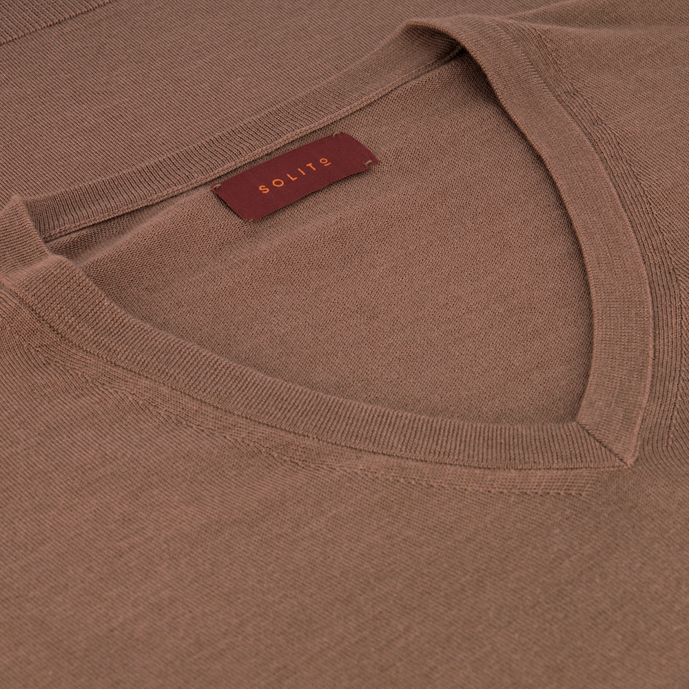 SUÉTER CASHMERE SEDA CUELLO V CAFÉ