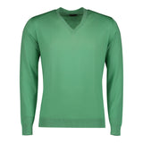 SUÉTER CASHMERE CUELLO V VERDE