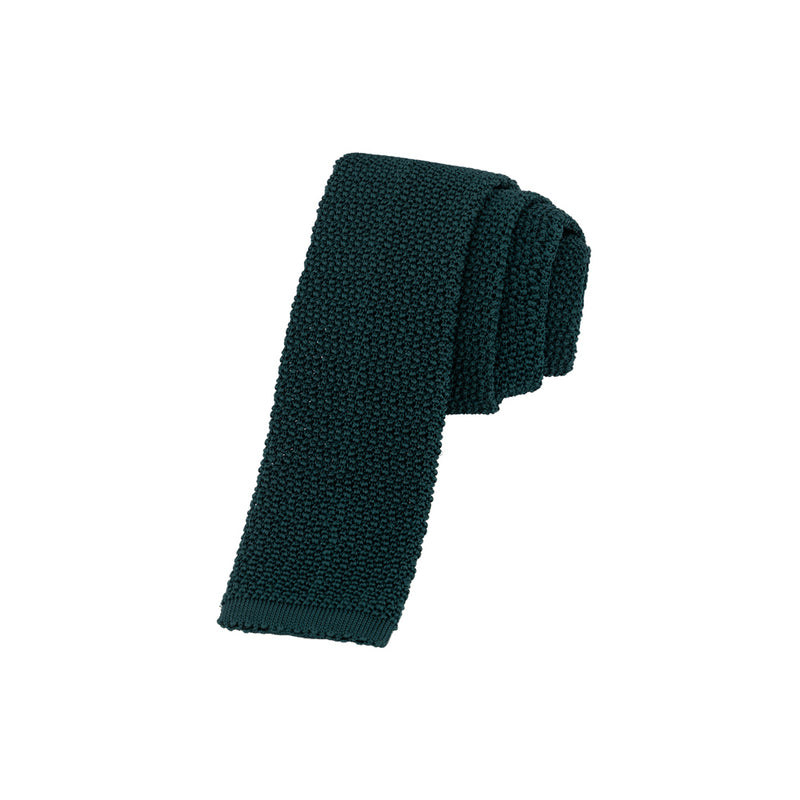 CORBATA TEJIDA VERDE BANDERA