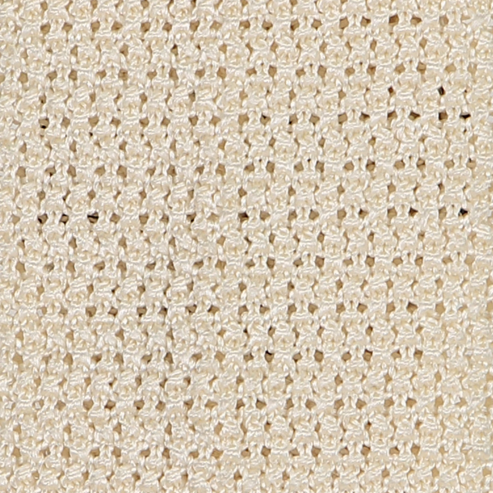 CORBATA TEJIDA PERLA