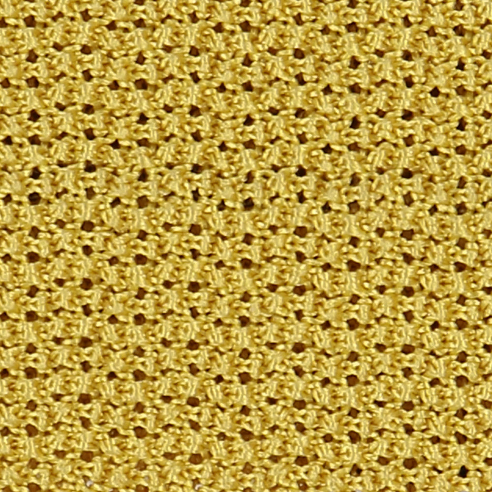 CORBATA TEJIDA AMARILLO