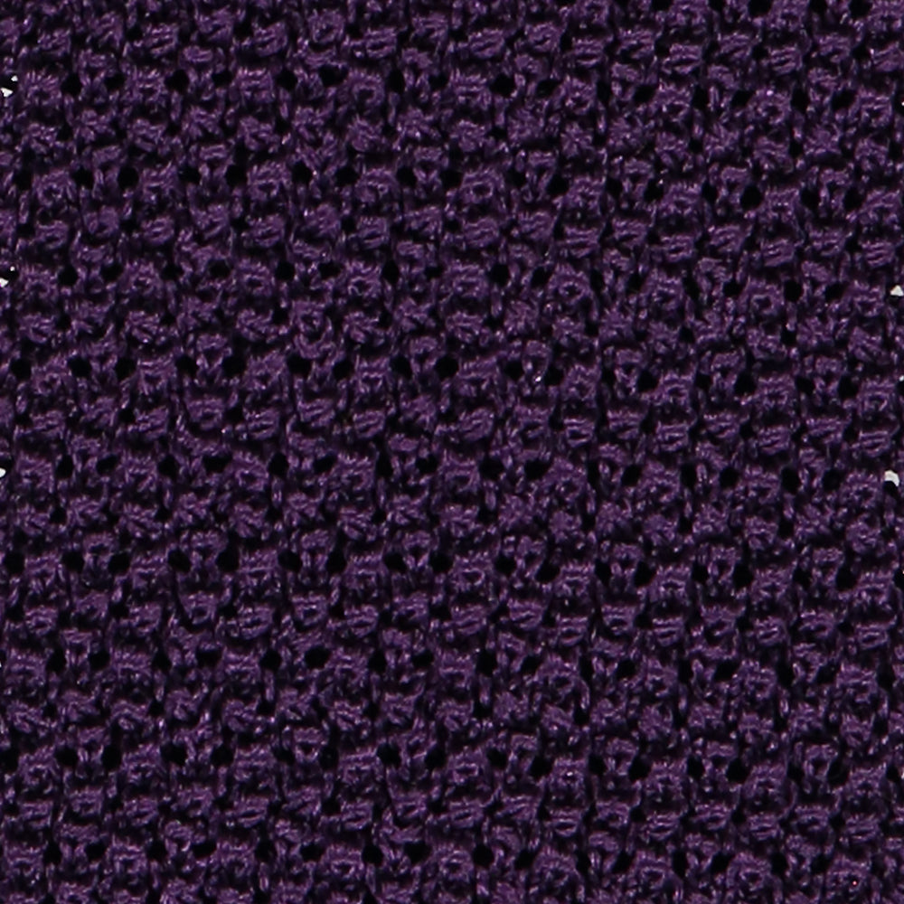 CORBATA TEJIDA MORADA