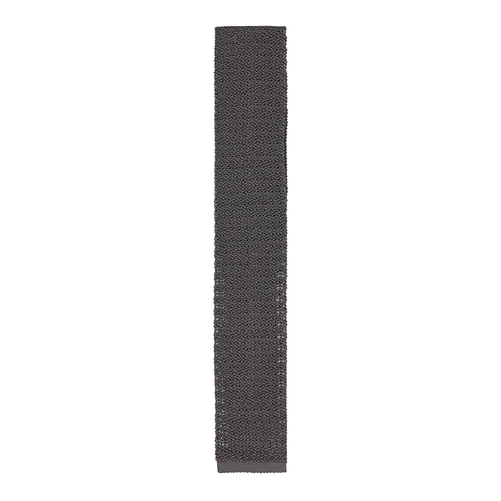 CORBATA TEJIDA GRIS