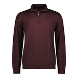SUÉTER CASHMERE ZIP PRUGNA CHIARO