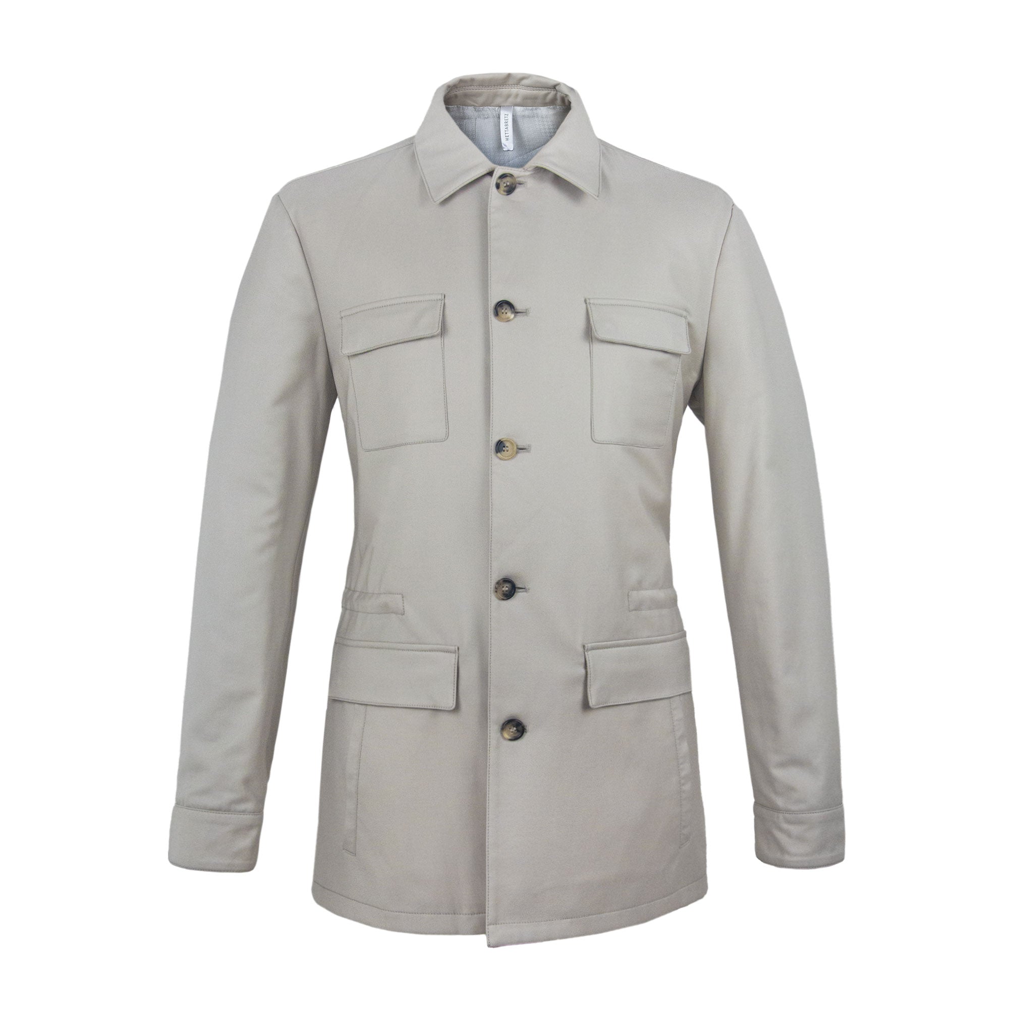 CAZADORA SHARIANA EN LANA CASHMERE EN COLOR HUESO