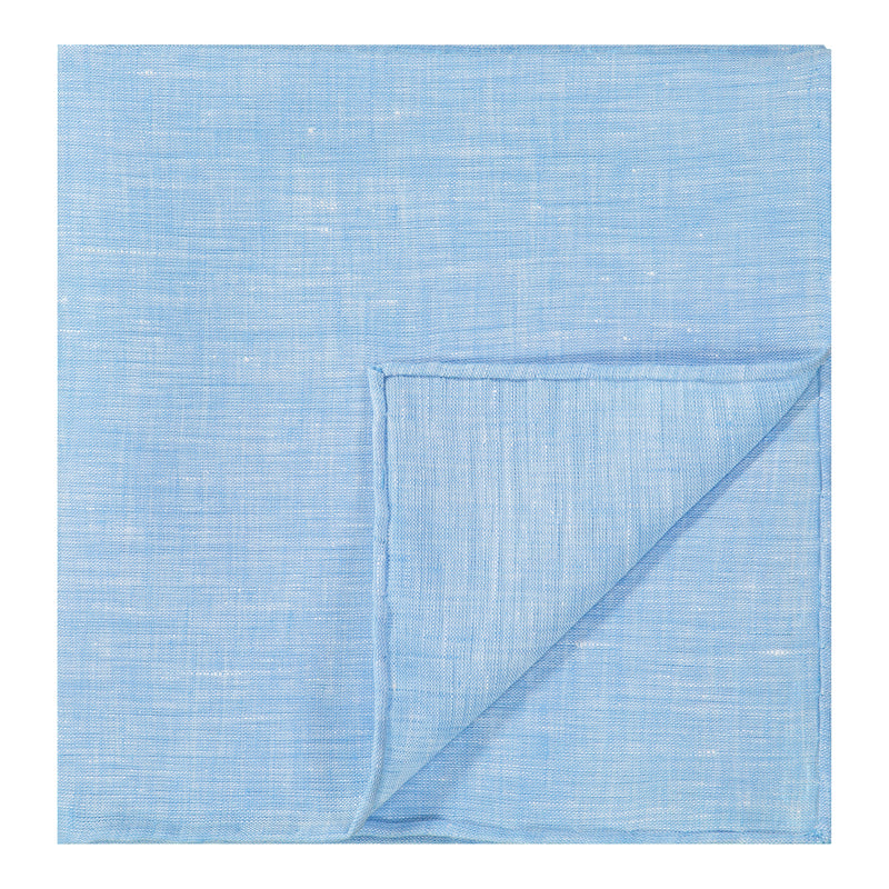 PAÑUELO AZUL CIELO LINO