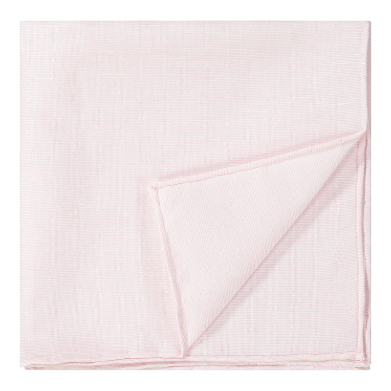 PAÑUELO ROSA CLARO ALGODÓN CON LINO