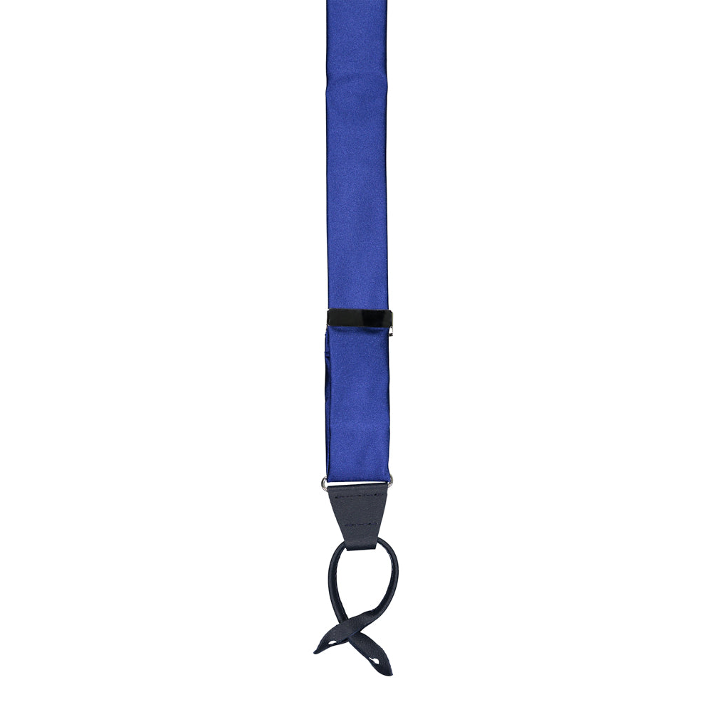 TIRANTES SEDA AZUL REY, PIEL AZUL