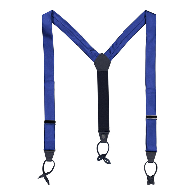 TIRANTES SEDA AZUL REY, PIEL AZUL