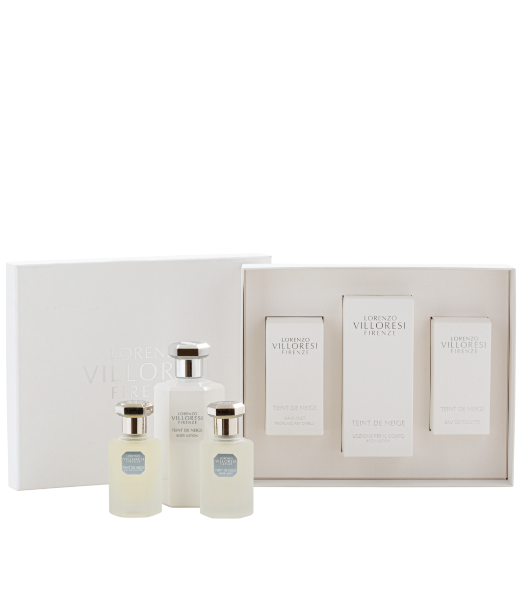 CAJA DE REGALO TEINT DE NEIGE (HAIR MIST 50 ML, CREMA PARA CUERPO 250 ML, EAU DE TOILETTE 50 ML)