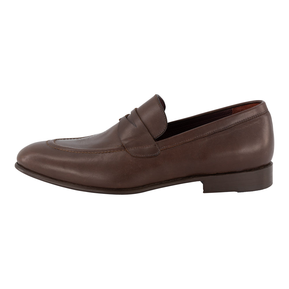 MOCASINES CLÁSICOS DE PIEL CAFÉ (SOBRE PEDIDO)