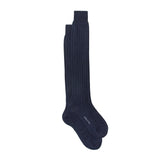 CALCETINES 100% LINO COLOR AZUL