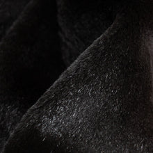 Cargar imagen en el visor de la galería, CHAMARRA CORTA DE CASHMERE AZUL CON INTERIOR DE LAPIN Y CUELLO DESMONTABLE DE VISÓN
