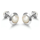 SET MANCUERNILLAS Y BOTONES PARA SMOKING EN MADREPERLA