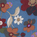 BUFANDA EN CASHEMERE ESTILO MILLEFIORI EN COLOR EN COLOR AZUL CLARO